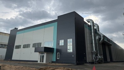 Итоговый результат работ по возведению производственно-окрасочного корпуса